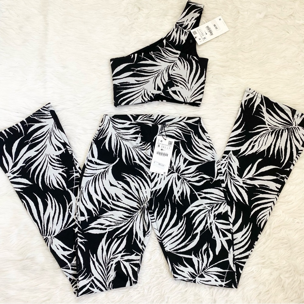 ZARA Jaquard 2 Piece Set - Picture 1 of 10